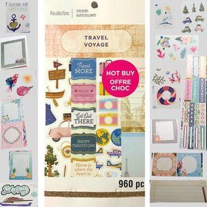 Sticker Book TRAVEL 960stickers Scrapbook Planner